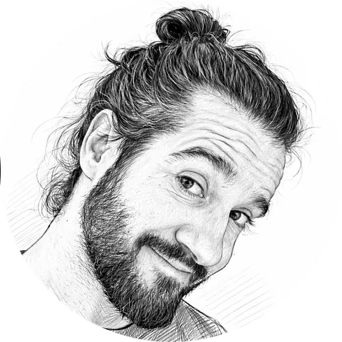 Sketched portrait of Unai Garay Maestre